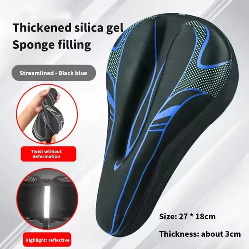 Soft gel bike seat cover - gel,