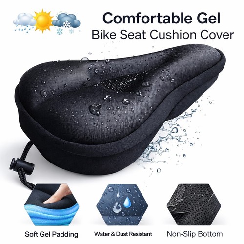 Gel bike seat cover - gel,